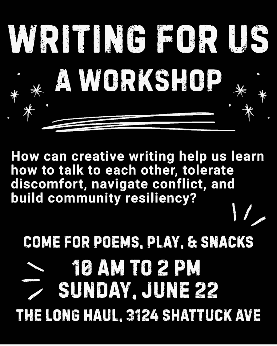 BAFS Writing for Us Workshop flyer