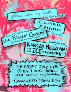 July 17 show flyer