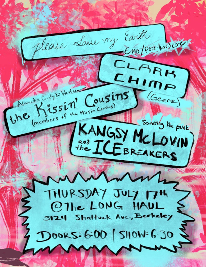 July 17 show flyer